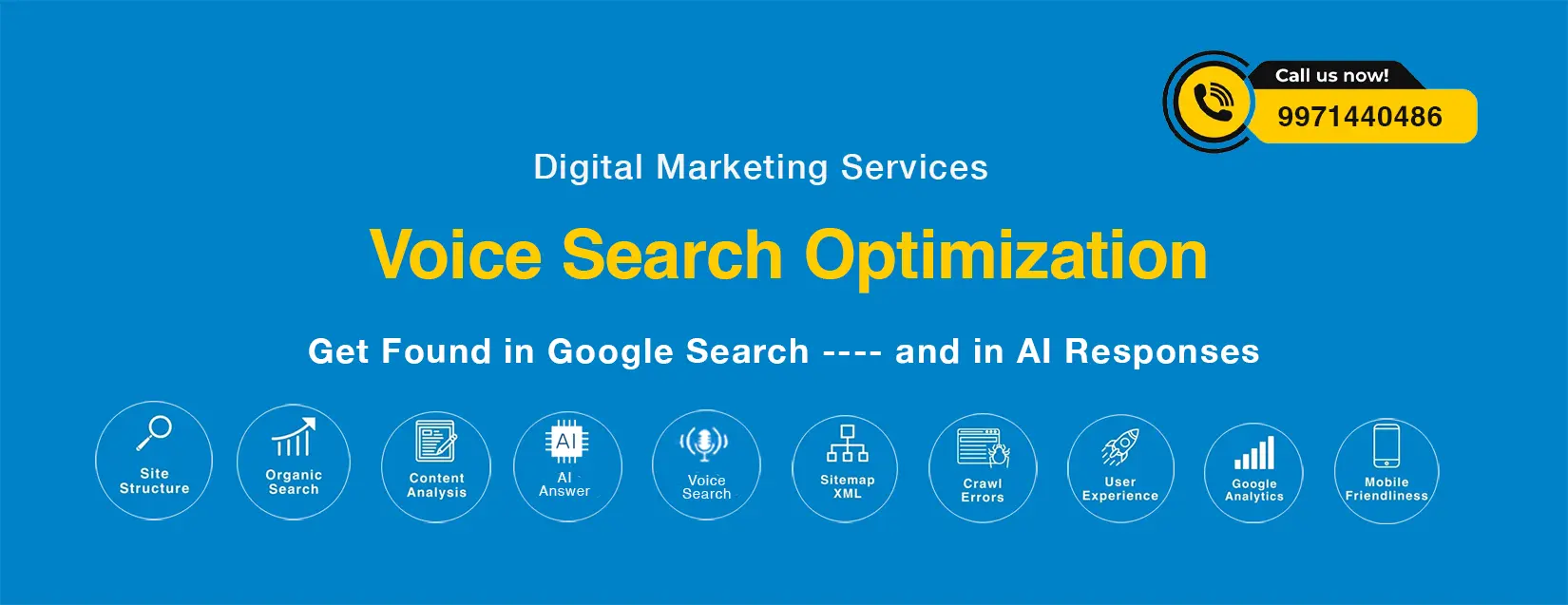 Voice Search SEO Services in Delhi Lucknow India. Mobile/WhatsApp: 9971440486, info@prakashsrivastava.com